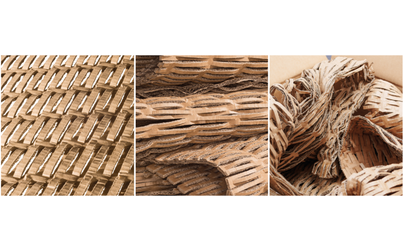 廢舊紙板千萬(wàn)別扔了，可以膨切成蜂窩狀的緩沖材料